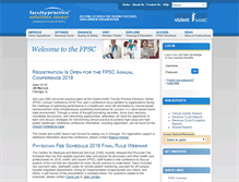 Tablet Screenshot of facultypractice.org